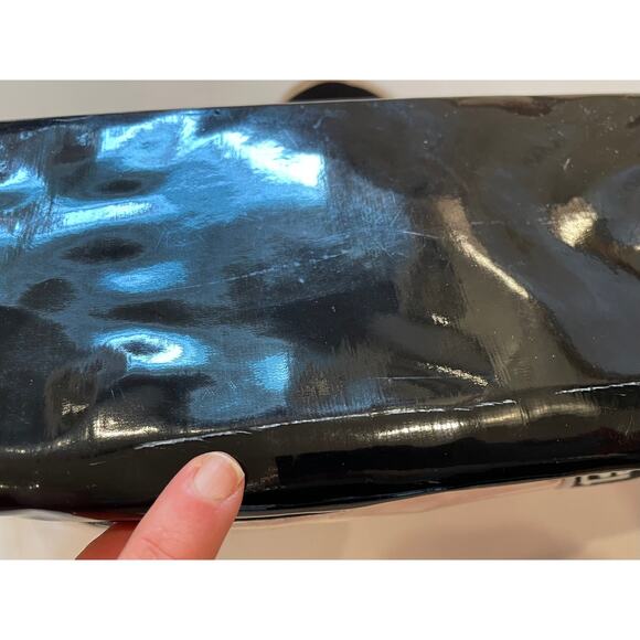 Betsey Johnson Betseyville Clear Tote Bag Pink Checkered Lining, Studded Detail - Picture 10 of 10